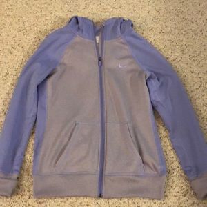 Lavender Nike Therma Fit Zip Up Hoodie